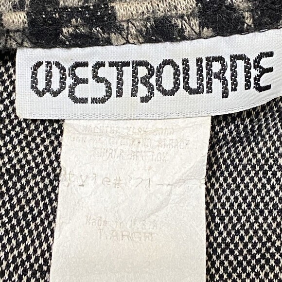 Vintage Westbourne Animal Print Safari Sweater Large Pullover 90s Style - Picture 4 of 6